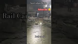 Rail track follow subscribe steelfactory rail railtracks company working job steelmaking [upl. by Nedaj]