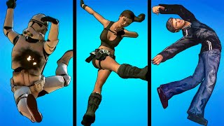 Ragdoll Physics in 16 Different Games [upl. by Azaleah804]