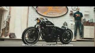 Yamaha Yard Built XV950 ‘The Face’ by Kingston Customs [upl. by Roderica]