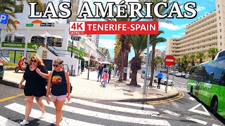 TENERIFE  PLAYA DE LAS AMÉRICAS  This is the Current Atmosphere 😎 4K Walk ● April 2024 [upl. by Akimak]