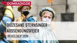 WortGottesFeier zur Aussendung der Sternsinger in die Erzdiözese Köln [upl. by Oehsen]