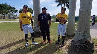 Entrevista a los Prospectos Boricuas Derek Valentín y Jaret Bonet [upl. by Annayhs]