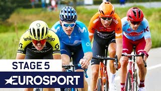 BinckBank Tour 2019  Stage 5 Highlights  Cycling  Eurosport [upl. by Gurevich]