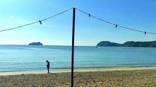 Room  Hotel Tour Drone view Fishing Bay Resort Pantai Teluk Buih Mersing Johor Malaysia [upl. by Innattirb]