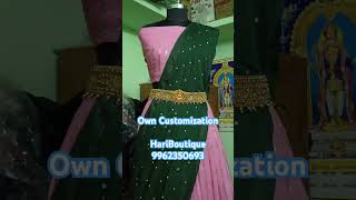 HariBoutique  Own Customization  Lehengaparty wearFrock partywear onlinecustomisationtrendy [upl. by Griffiths]