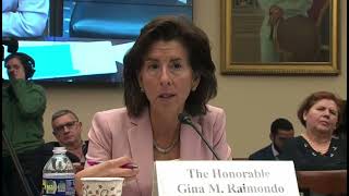 Gina Raimondo was upset about Huawei’s new chip [upl. by Llemor]