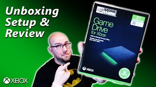 Seagate 2TB Xbox ONE Game Drive  Unboxing Review amp Setup [upl. by Arvell155]