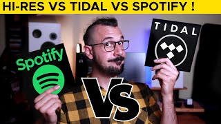 Spotify Vs Tidal Vs HiRes La sfida finale tra i servizi di streaming  C’è Differenza [upl. by Cone383]