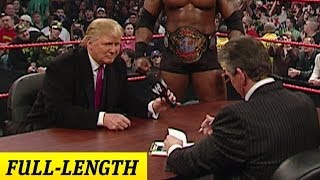 Mr McMahon and Donald Trumps Battle of the Billionaires Contract Signing [upl. by Donaldson]