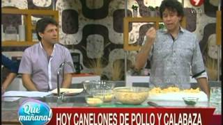 Canelones de pollo y calabaza [upl. by Shornick]