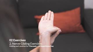 PainPod  Application and Exercises for Carpal Tunnel Syndrome  Nerve Gliding [upl. by Laved]