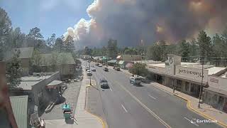 Southern New Mexico Fires Converge on Ruidoso [upl. by Rafe619]