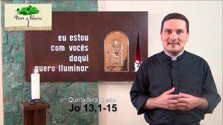 Viver a Palavra  Tríduo Pascal  Ceia do Senhor  24032016 [upl. by Narruc]