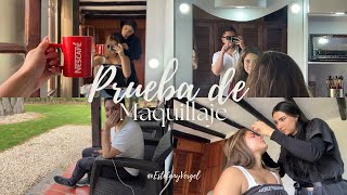 Vlog ACOMPAÑAME A MI PRUEBA DE MAQUILLAJE DE NOVIA  EstefanyV [upl. by Inaliak787]