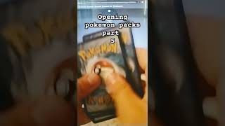 Opening pokemon packs part 5 [upl. by Reena]