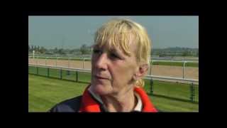 Southwell Racecourse Trainer Mandy Rowland Interviewed At Southwell Racecourse [upl. by Aillimat]