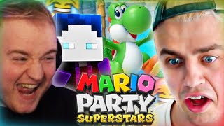 WER IST BESSER IN MARIO PARTY mit PAPAPLATTE BASTI amp FAISTER  Part 2 [upl. by Kciredec]