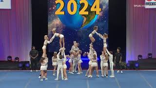 Cheer St Louis Archangels  Finals The 2024 Cheerleading Worlds WITH SOUND [upl. by Surazal]