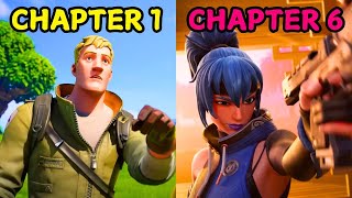 Fortnite Chapter 1 VS Chapter 6… [upl. by Schilt]