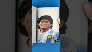 Diego Maradona Singing quotDeath Bedquot FlipBook maradona flipbook shorts [upl. by Arbmat]