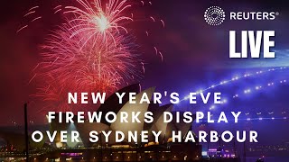 LIVE New Years Eve fireworks display over Sydney Harbour [upl. by Foss107]