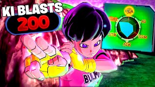 This 200 KI BLAST Female Earthling Build Is CRACKED on Xenoverse 2 [upl. by Web]