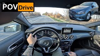 2013 Mercedes A180 W176 122hp  POV Test Drive [upl. by Marybella]