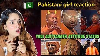 Pakistani reaction on Yogi Adityanath Attitude status yogiadityanath [upl. by Ahsimed620]