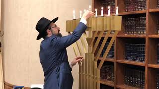 Menorah Blessings and Haneros Halalu The Chabad Way [upl. by Readus]