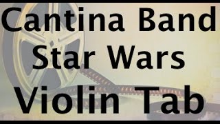 Learn Cantina Band from Star Wars on Violin  How to Play Tutorial [upl. by Trebo333]