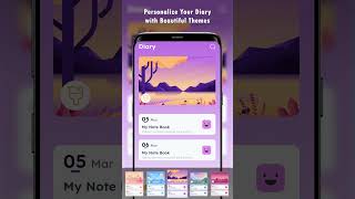 My Diary App  Create Beautiful Notes and Personalize Your Journal  Daily Journal App [upl. by Clauddetta]