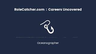 Oceanographer  Careers Uncovered [upl. by Siron454]