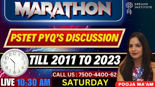 Get Ready For The Pstet Pyqs Marathon Selection Challenge Be Prepared At 1030 Am This Saturday [upl. by Ruddy]