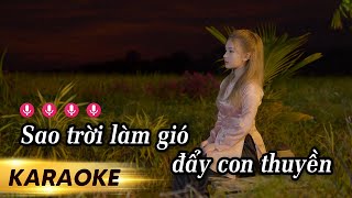 KARAOKE SAO TRỜI LÀM GIÓ  NAL  COVER ÚT NHỊ [upl. by Eirellam]