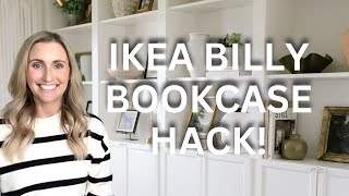 IKEA Billy Bookcase Hack  DIY BuiltIn Shelves Tutorial [upl. by Milas]