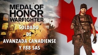 Medal of Honor Warfighter Soldado de Avanzada Canadiense y F88 SAS [upl. by Ahto]