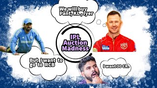 IPL MEGA AUCTION पे चर्चा  Whats buzzing on internet  rumours about players and all [upl. by Ela478]