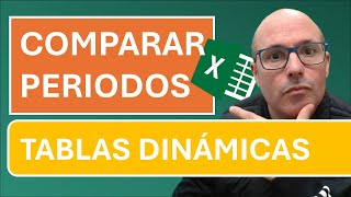 ✅ COMPARAR PERIODOS con TABLAS DINÁMICAS en excel [upl. by Wendye653]