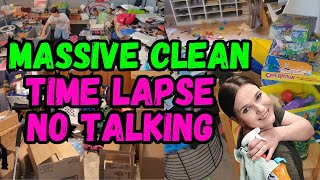 TIME LAPSE VIDEO CLEANING  DEEP CLEAN TIME LAPSE  DECLUTTER TIME LAPSE NO TALKING [upl. by Chaunce]