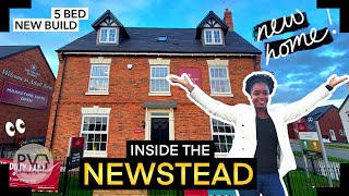 Touring a MEGA SPACIOUS 5 Bed Detached New Build House Tour UK  Davidsons Homes Newstead Show Home [upl. by Pressman]