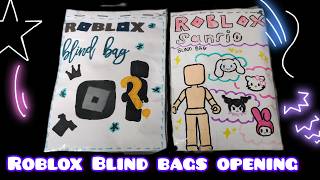 💕 paper diy 💕 Roblox outfit blind bags  asmr  Sanrio paper doll  satisfying opening blind box [upl. by Eilasor]