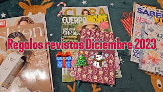 Regalos beauty revistas Diciembre 2023 avance agendas secador [upl. by Llesram]