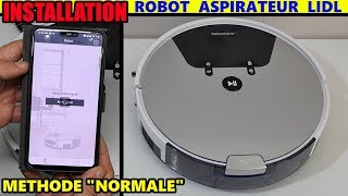 Aspirateur robot LIDL SILVERCREST SSRA1 installation Robot Vacuum Cleaner Saugroboter [upl. by Pennington]