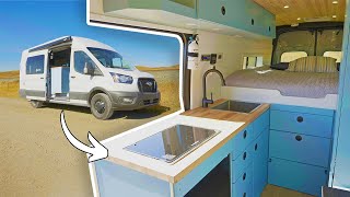 This AWD Ford Transit Has Everything A 2022 Conversion Would Need  Van Tour [upl. by Eniamreg58]