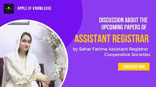 Assistant Registrar Cooperative Societies Papers Discussion  Assistant Registrar Papers Syllabus [upl. by Arza]