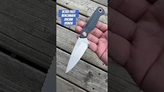 Benchmade Dacian Ultra Fast Review Magnacut on denim micarta [upl. by Neevan]