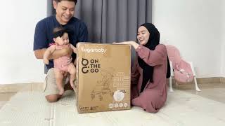 Unboxing Stroller Baru Sugarbaby On The GO [upl. by Esylle]