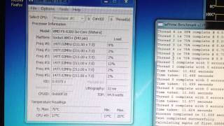 Overclocking AMD FX6300 Vishera CPU to 401GHz wbenchmarks [upl. by Anahsal]