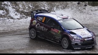 Evgeny Novikov quot Show quot Rallye Monte Carlo 2013 Ford Fiesta RS WRC [upl. by Dore303]