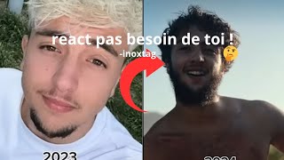 react au clip dinoxtag  pas besoin de toi feat la sirène  inoxtag inoxtag2067 💗💗💗 [upl. by Mailiw]